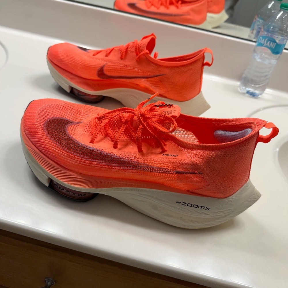 Nike ZoomX Orange Running Shoes